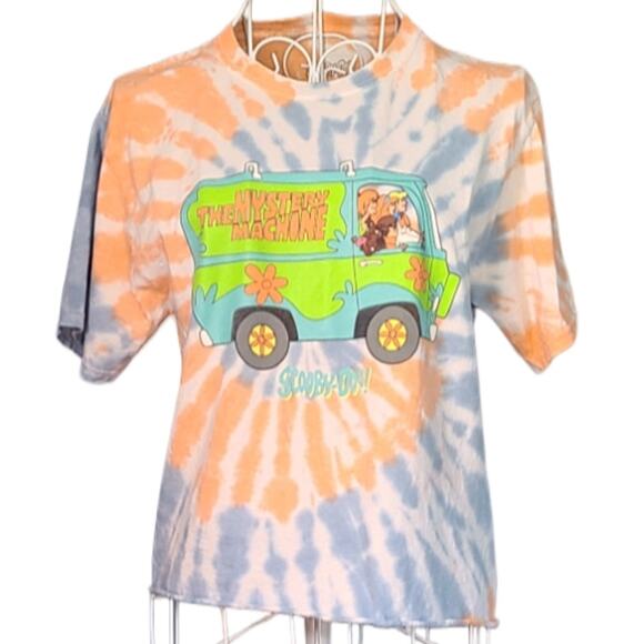 Tie dye Scooby-Doo Crop Top size Small - Picture 1 of 4